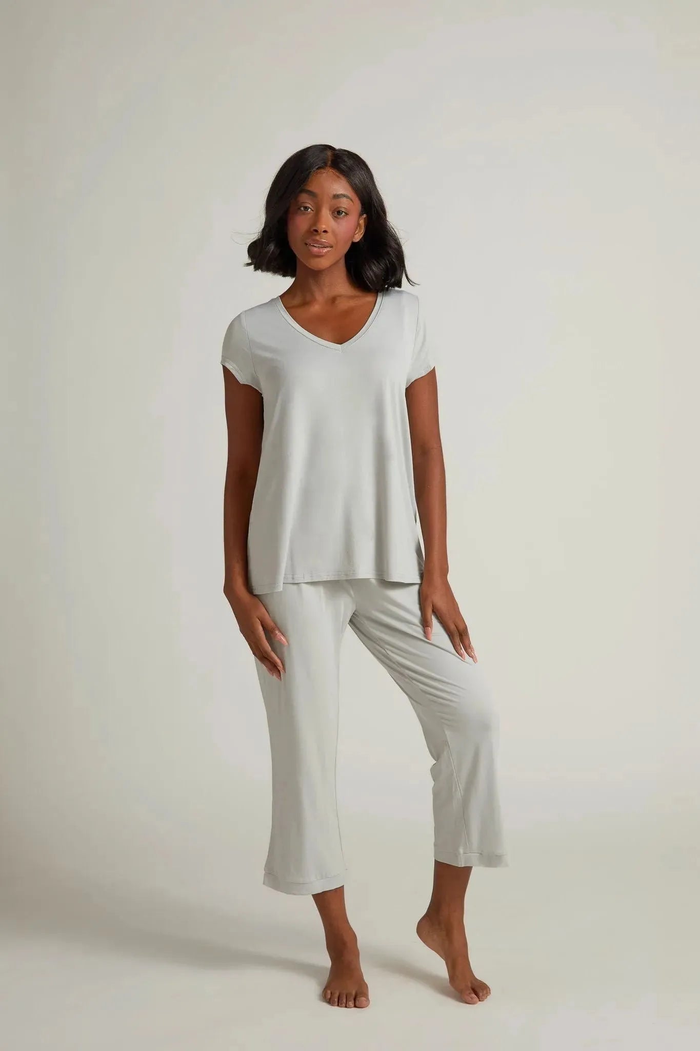 Cotton capri lounge on sale pants